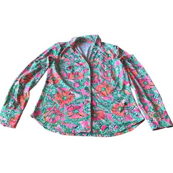 Lilly Pulitzer Multicolor Floral Shirt - Picture 3 of 10